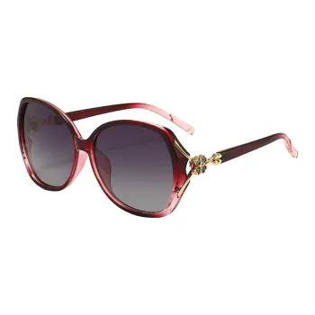 SOMAN PC Metal Butterfly Sunglasses Women's