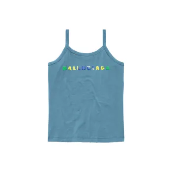 Balenciaga Tank Top Slim Fit Women's Blue