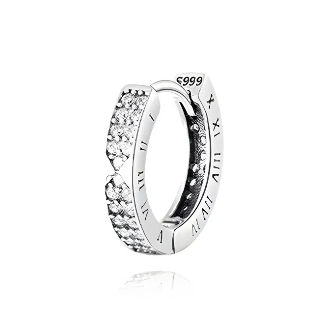 KIVA 999 Fine Silver Stud Earrings Women's-0