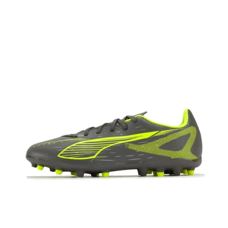 PUMA ULTRA 5 Collection Soccer Shoes Unisex Low Top Matte Distressed Silver/Yellow-0