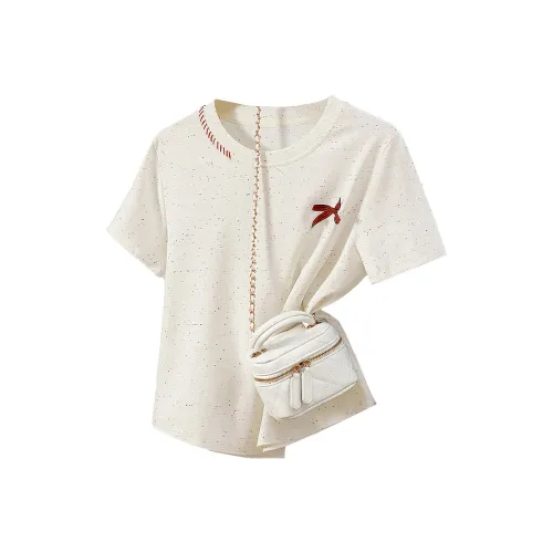 TOUCH T Shirts Women's Greige