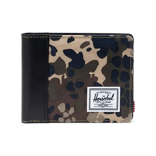 Herschel EcoSystem™ 600D Fabric Wallet Unisex Camouflage/Black