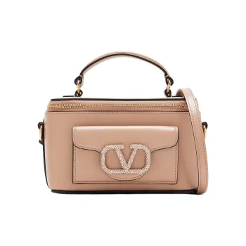 Valentino GARAVANI Calfskin Shoulder Bag Crossbody Bag Handbag Mini Women's Black
