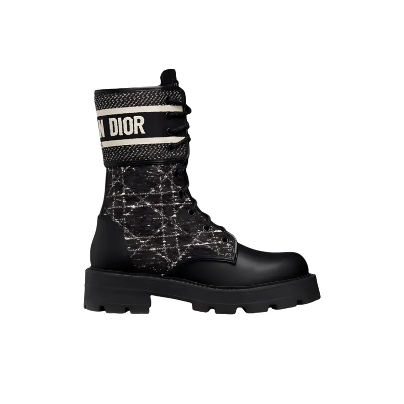 DIOR D Major Ankle Boots Women's Black-1