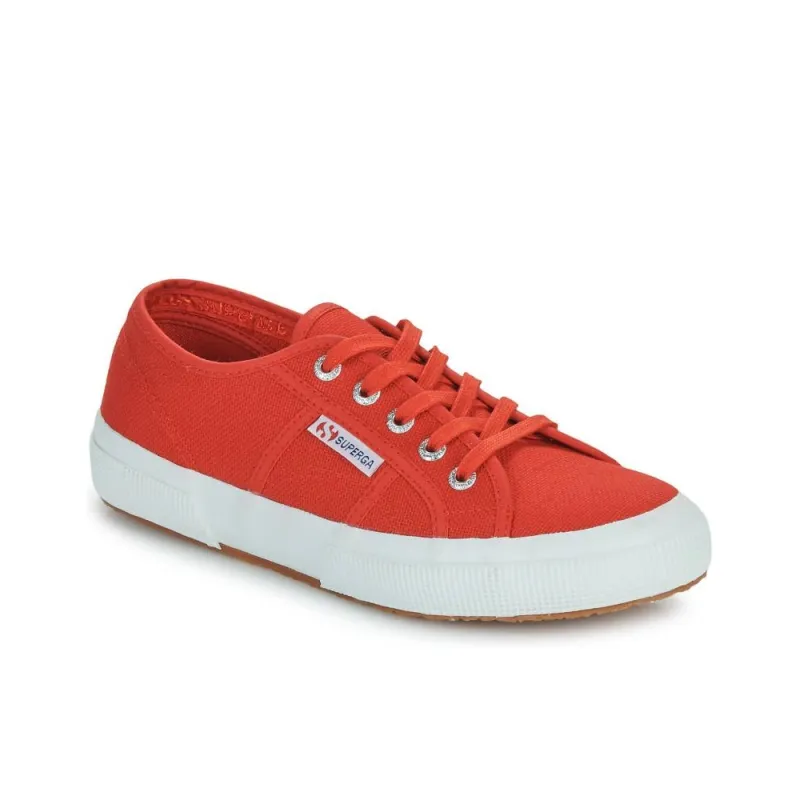 SUPERGA Abrasion Resistant Low Top Casual Shoes Women's Red-2