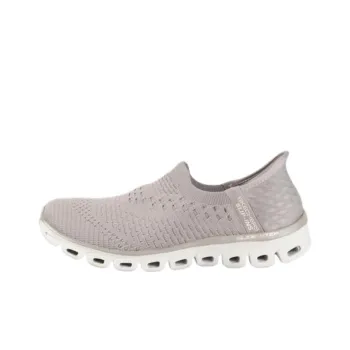 Skechers Glide Step Anti Slip Wear Resistant Low Top Casual Shoes Women's Gray