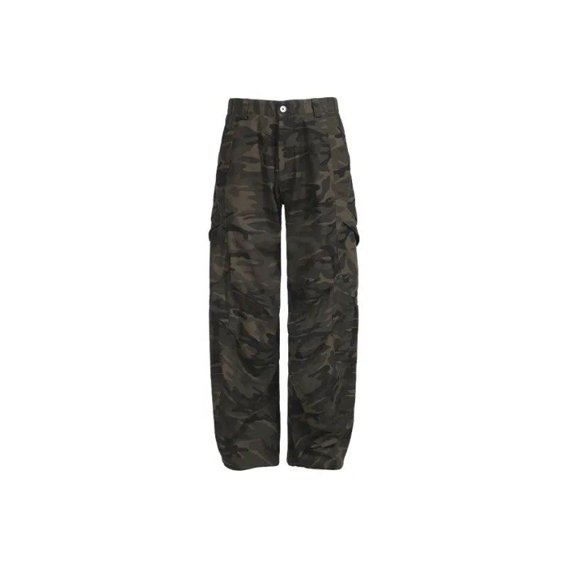 TERRA INCOGNITA Cargo Pants Unisex Green Camouflage-0
