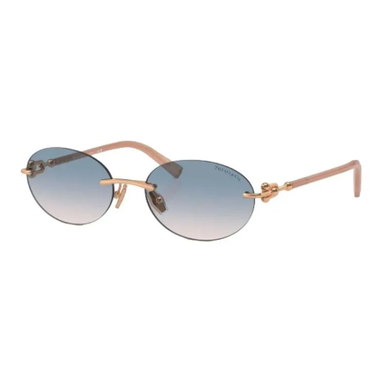 TIFFANY & CO. Oval Frameless Sunglasses-0