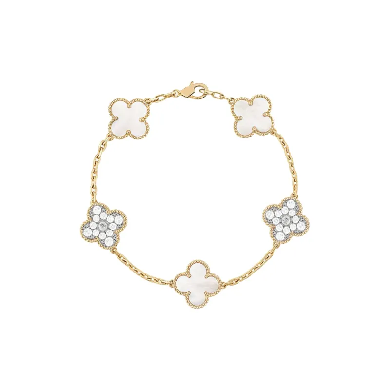 QIANFANGDAHUANGYE Zircon Bracelets Women's-0