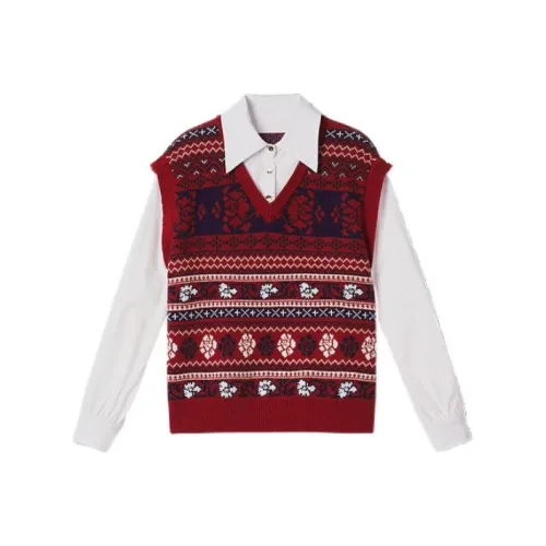 YINER GoodLand Knitwear Women's China Red