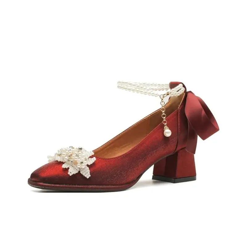 CVOJOO Chunky Heel High Heels Women's-7