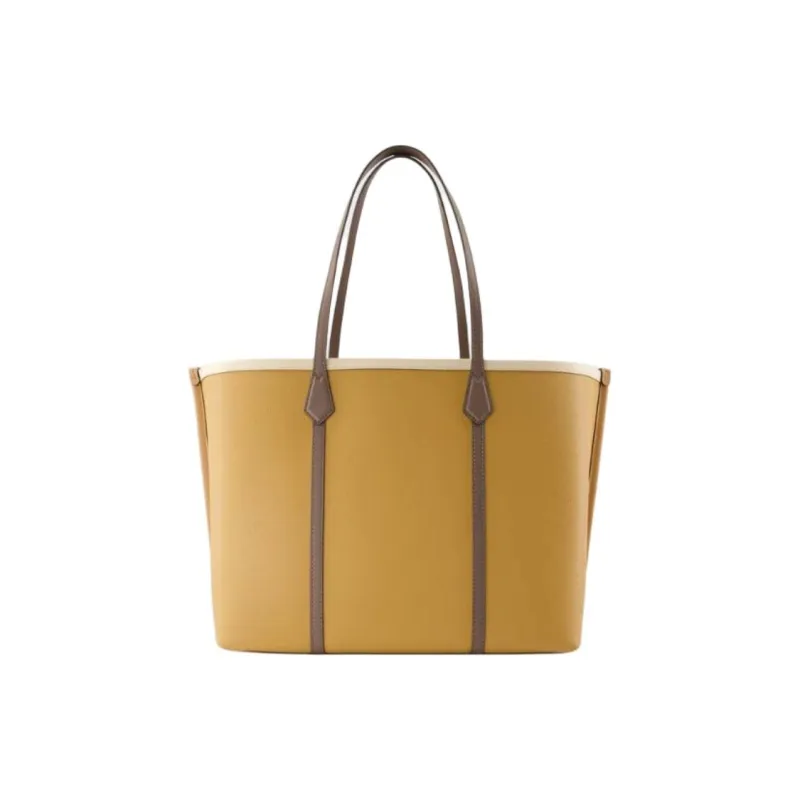TORY BURCH Perry Calfskin Handbag Women's Yellow-2