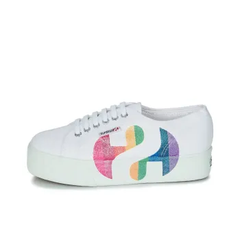 SUPERGA Abrasion Resistant Low Top Skateboard Shoes Women's White