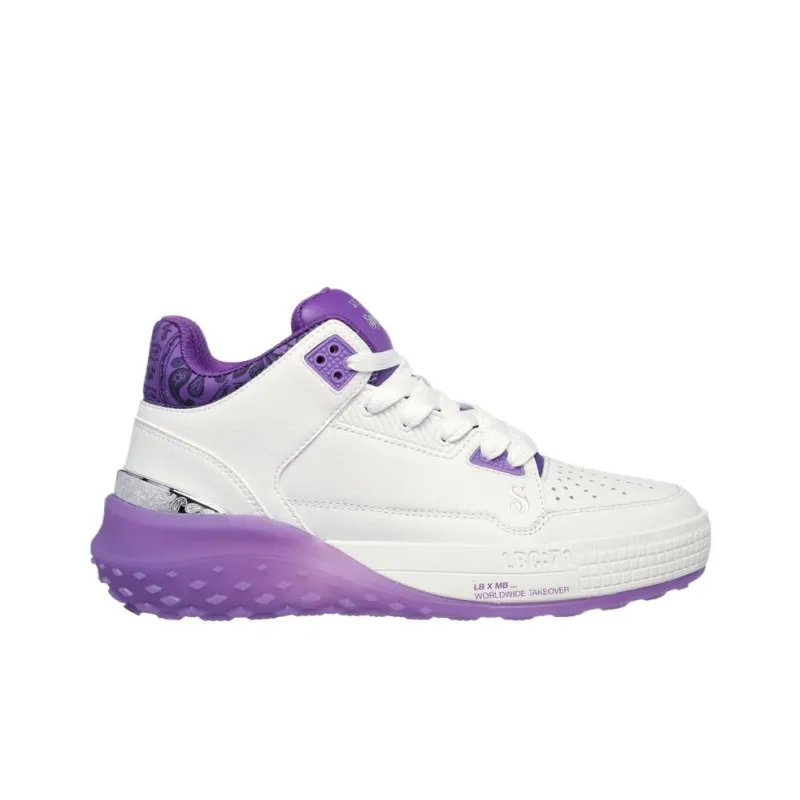 Snoop Dogg x Skechers Sizzle Mid Top Training Shoes Women's White-1