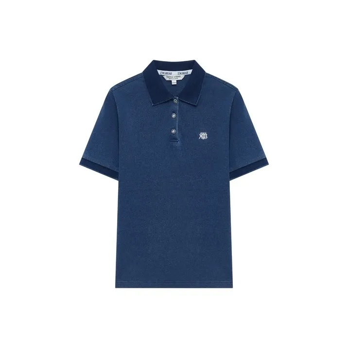 Teenie Weenie Polo Shirt Women's Dark Blue-0