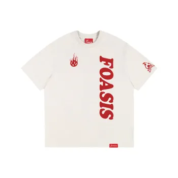 FOASIS T Shirt Unisex Heather Gray Red Character