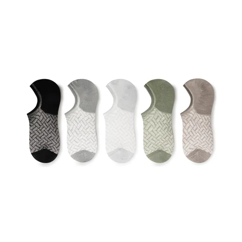 Primeet No Show Socks Men's 5 Pack-5
