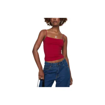 PRINCESS POLLY ELISSA TOP Camisole Women's Red/Red