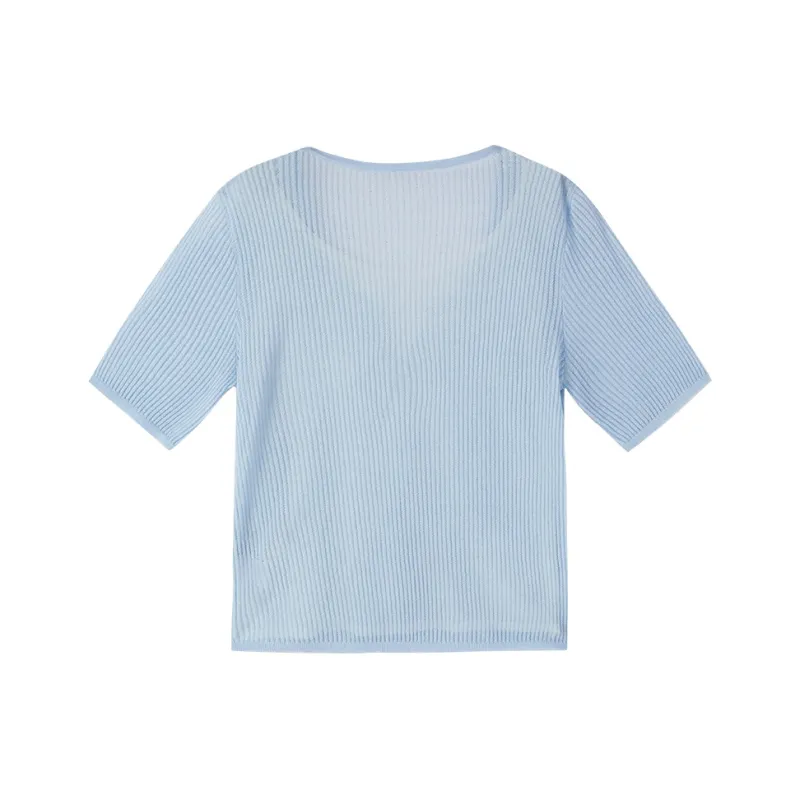 XIANGYING Knitwear Women's Blue-1