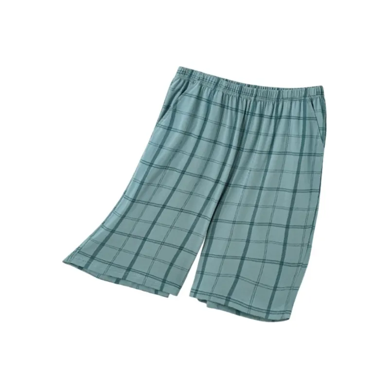 FARO Pajama Pants Men's Blue Green Plaid-0