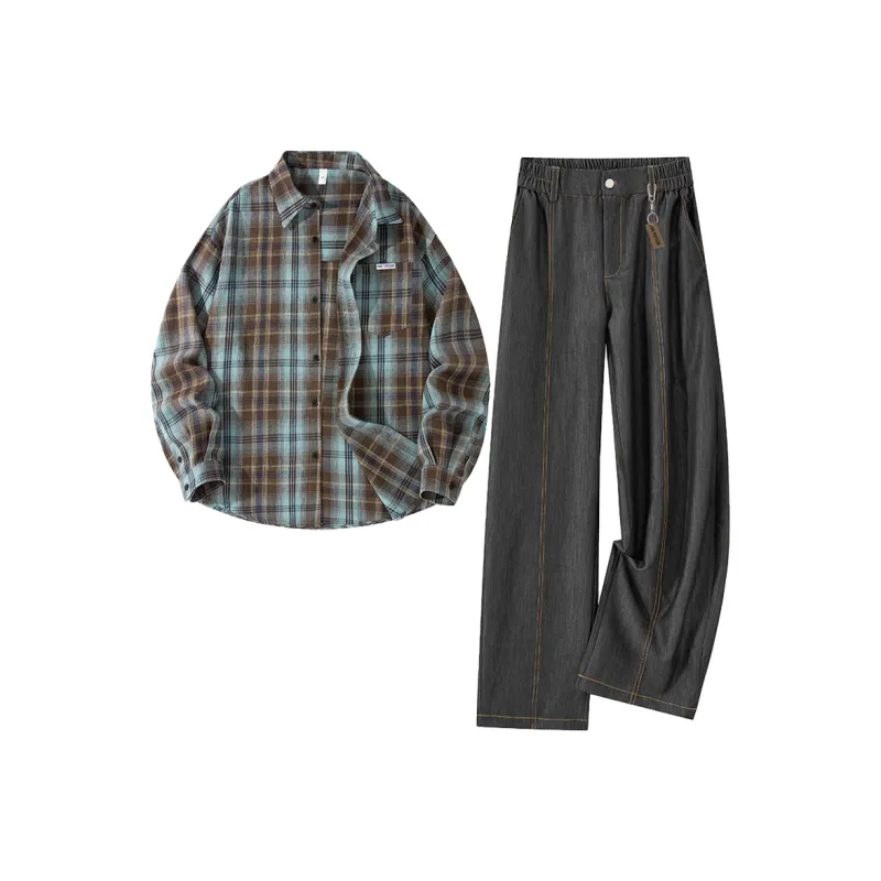 FAKE VINTAGE Shirt Matching Set Unisex-32
