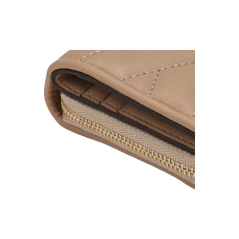 TORY BURCH Leather Wallet Women's Camel-3
