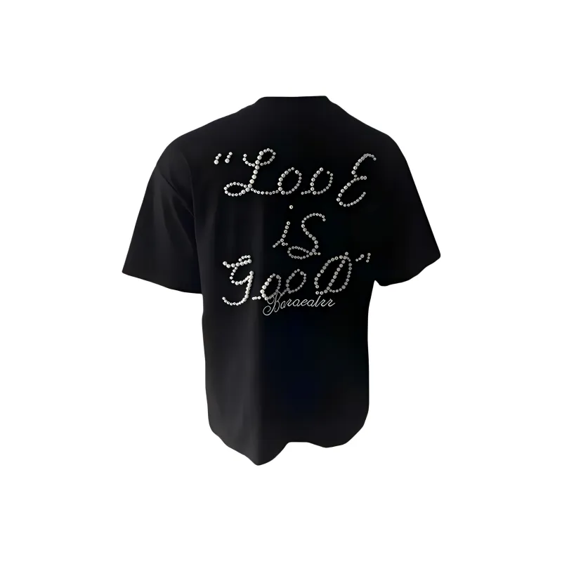 LESS BEARS Drop Shoulder Sleeve T Shirt Women's-7