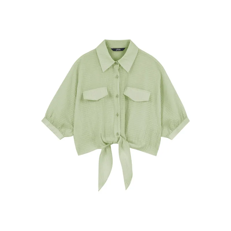 ELF SACK Chiffon Shirts Women's-0