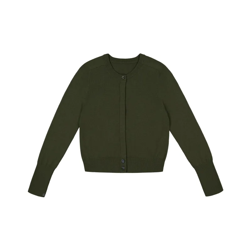 Fax Copy Express Knitwear Women's Army Green-0