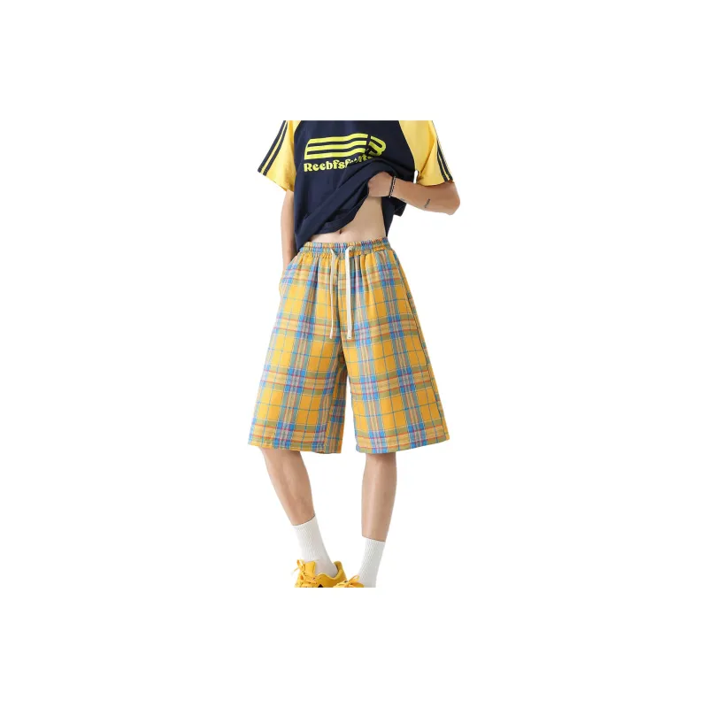 Teddy Zoo Casual Shorts Unisex Yellow-3