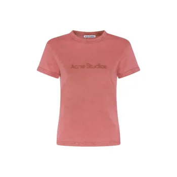 Acne Studios Blurred Logo Fitted Fit T Shirt
