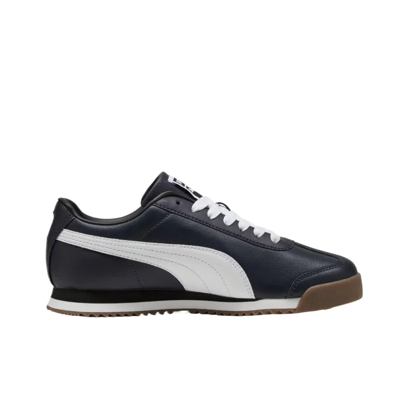 PUMA Roma 24 Low Top Training Shoes Unisex Black White-1