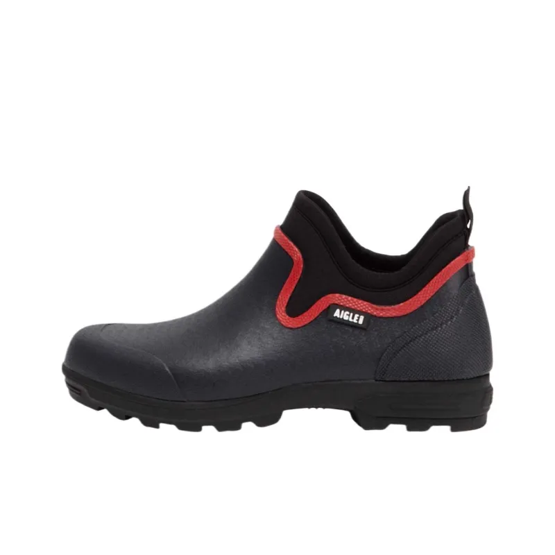 AIGLE Lessforplus Clog Ankle Boots Unisex Black-0