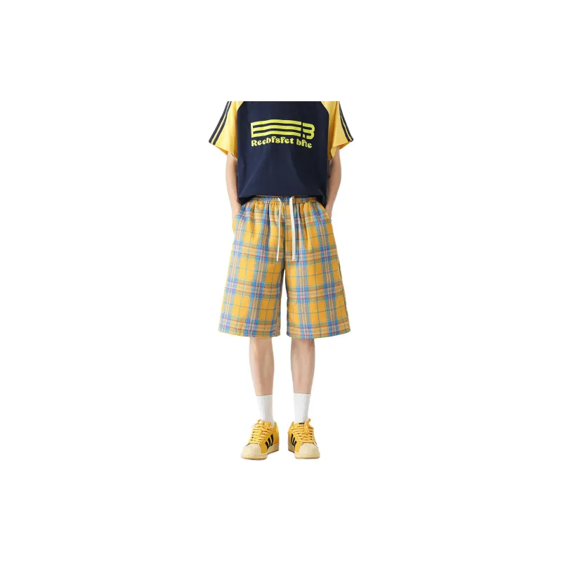 Teddy Zoo Casual Shorts Unisex Yellow-0