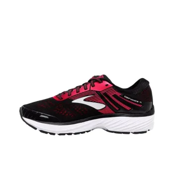 Brooks Adrenaline Gts 18 Anti Slip Wear Resistant Low Top Casual Running Shoes Women's Red Black