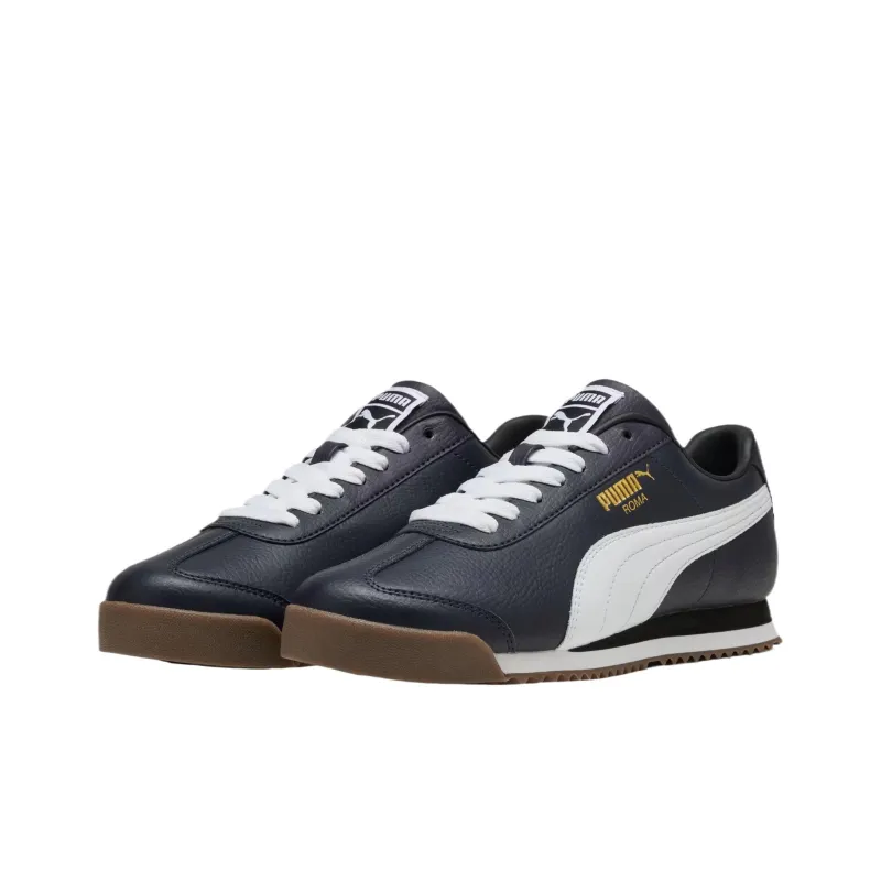 PUMA Roma 24 Low Top Training Shoes Unisex Black White-2