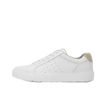 ROCKPORT TARQUIN Abrasion Resistant Low Top Skateboard Shoes Men's White