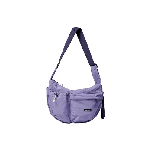 ACROSS Polyester Dumpling Bag, Shoulder Bag, Crossbody Bag Large Size Unisex Multicolor
