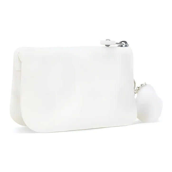 Kipling Recycled Polyamide Wallet Small Size Women's Snowflake White-2