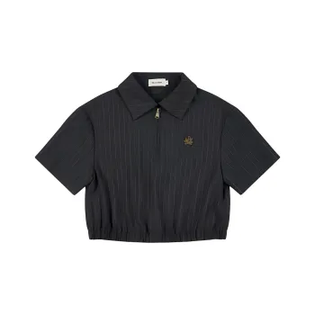 GOOD BAI Polo Shirt Women's Gray