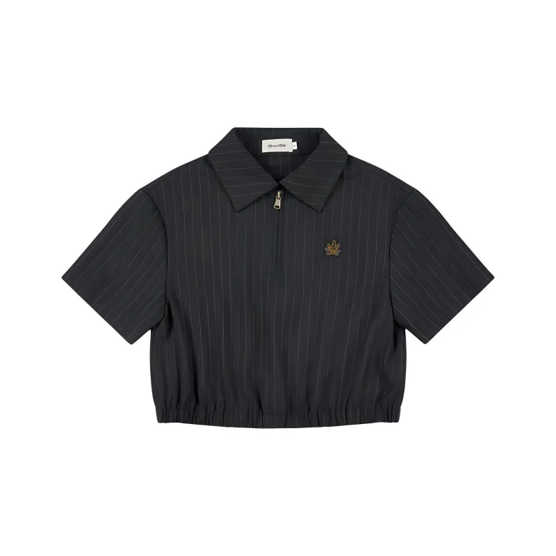 GOOD BAI Polo Shirt Women's Gray-0