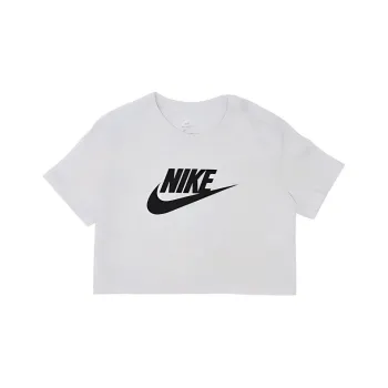 Nike Sportswear Women's Essential Cropped Tee Gray