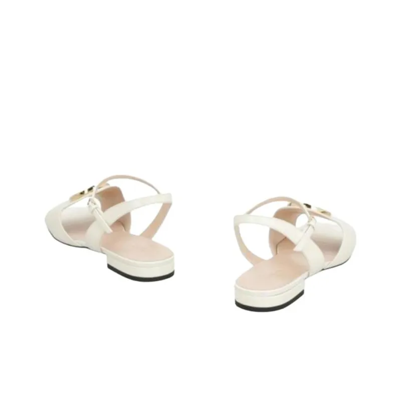 GUCCI Strap Sandals Women's White-4