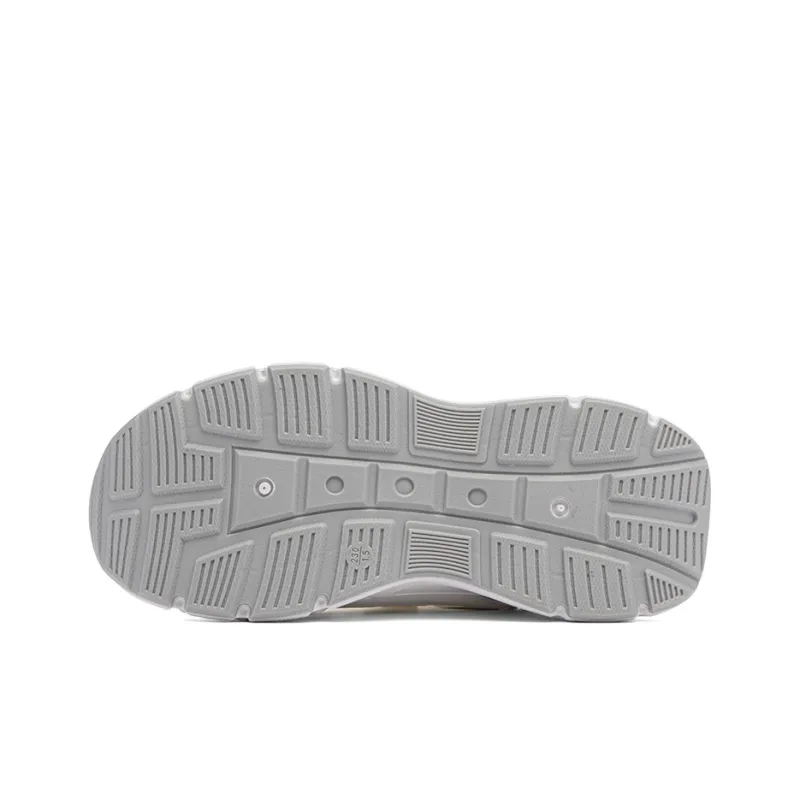 Warrior Breathable Height Increase Low Top Casual Physical Fitness Test Physical Exam Running Shoes Women's White Gray-5
