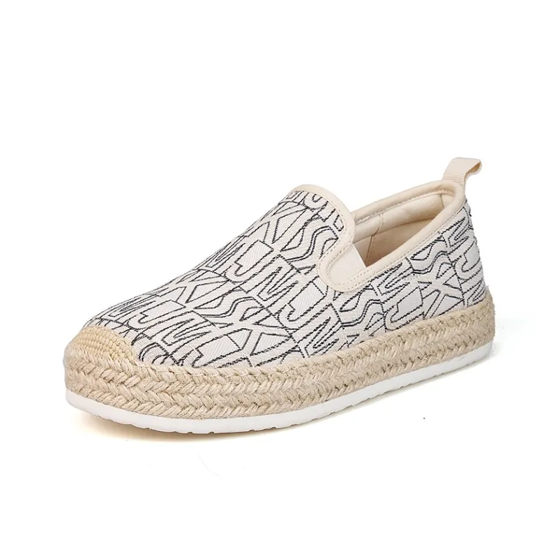 Joy&Mario Espadrilles Women's Dark Blue Beige-6