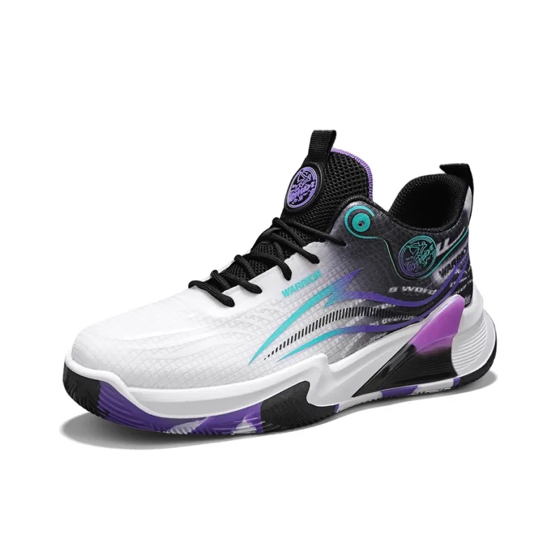 WARRIOR Basketball Shoes Men Low Top Black-1