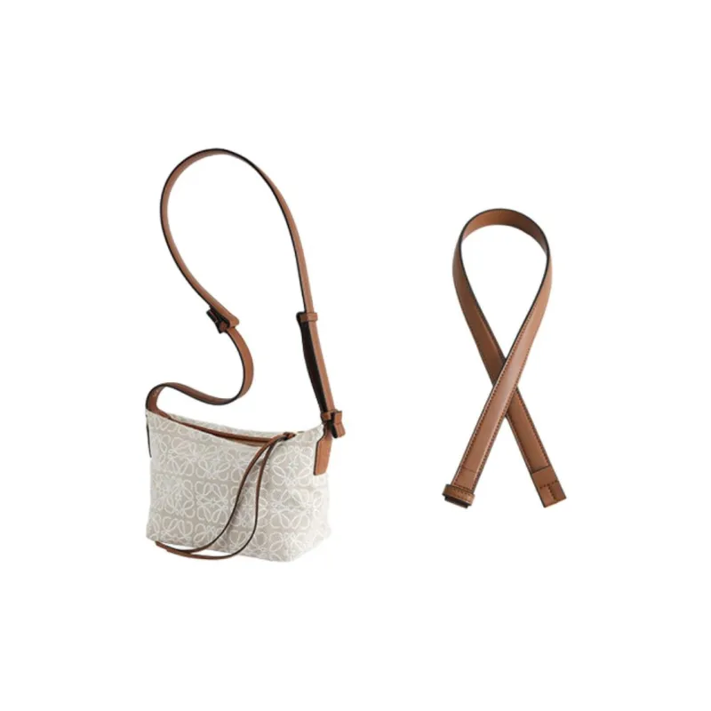 Luxury Care Artisan Workshop Imported Microfiber Bag Accessory Bag Strap Women's Brown-0