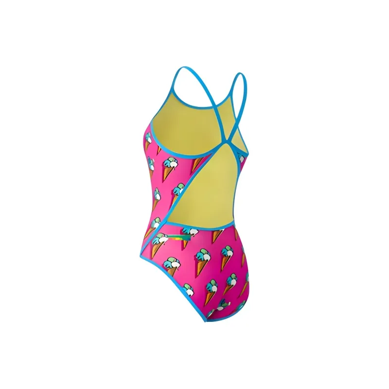 Arena One piece Swimsuit Low Elasticity Fabric, Consider 1 Size Up For First Time Wearers Women's-6