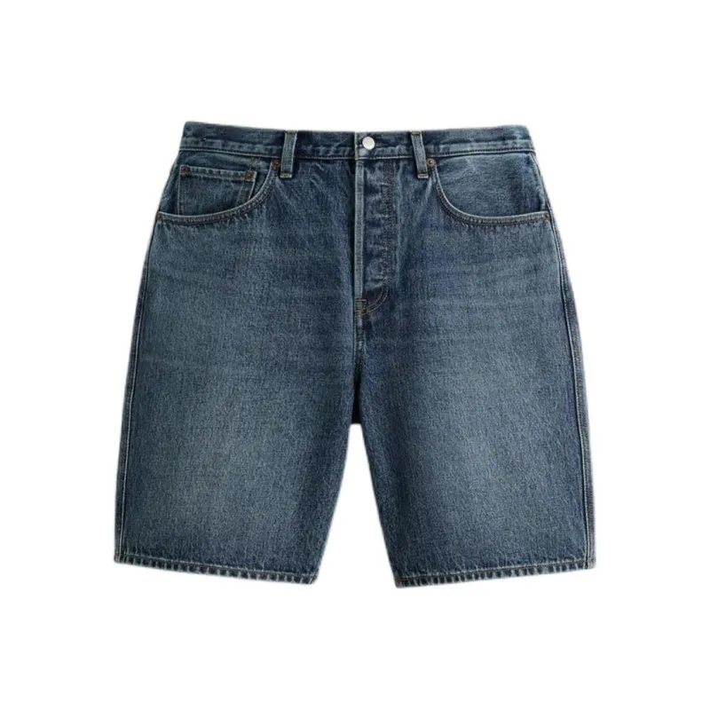 ZARA Denim Shorts Men Blue-0