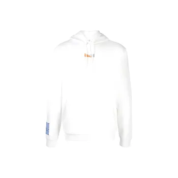 McQ Alexander McQueen Abstract Print Drawstring Hoodie